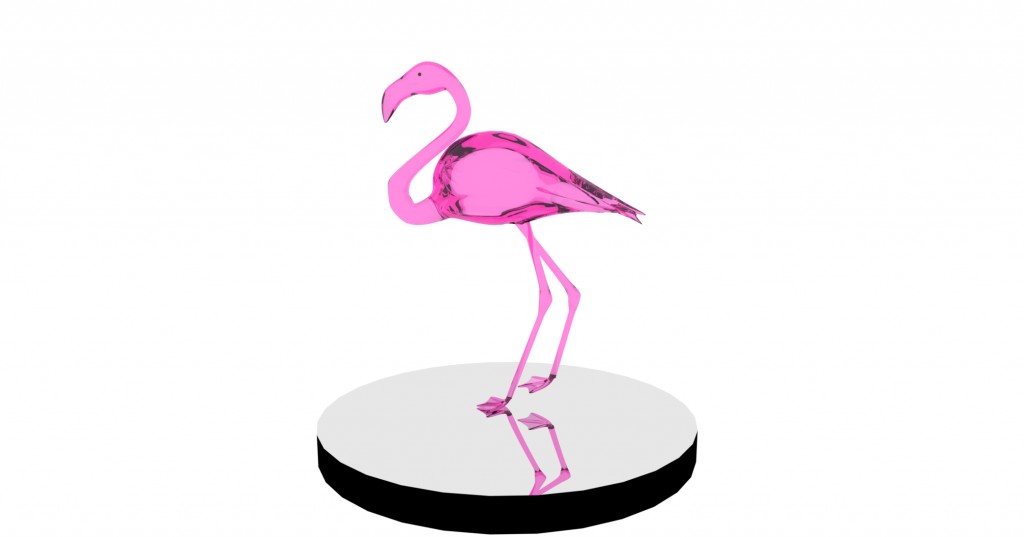 Glass Flamingo preview image 1